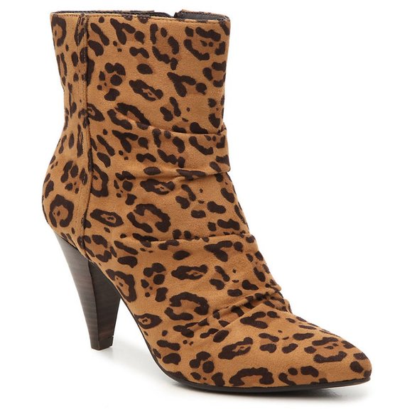 NWT! Impo Leopard Print Ankle Booties Size 8.5 - Picture 1 of 10